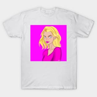 barbara the blonde empowered woman doll ecopop toy T-Shirt